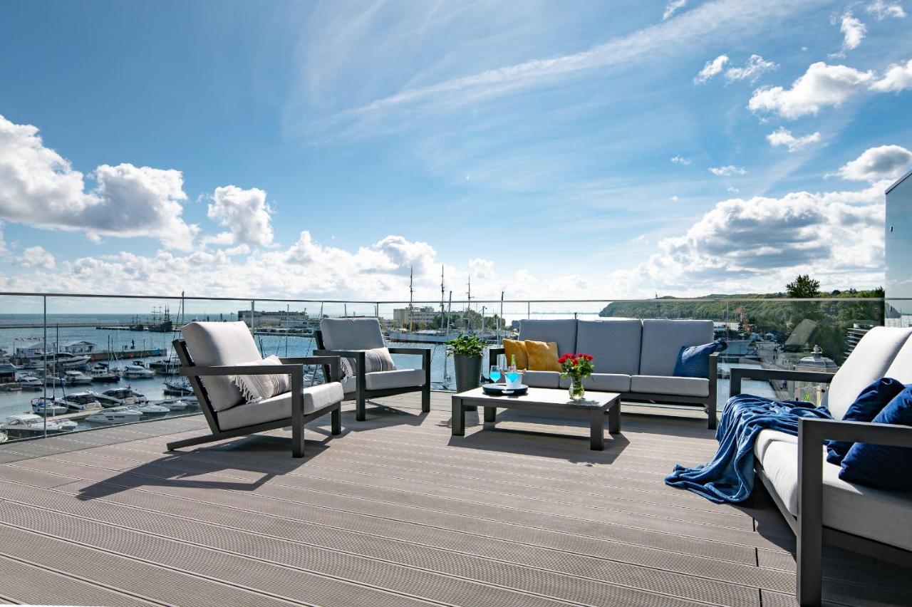 Yacht Park Premium Apartment Sea View 그디니아 외부 사진